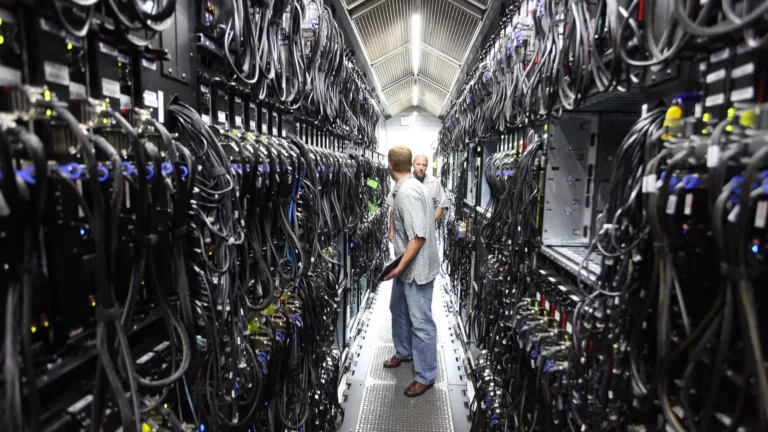 Centro de dados do Bing Map processa seus mapas e os redistribui para outros data centers (Foto Robert Scoble/Microsoft Bing Maps)
